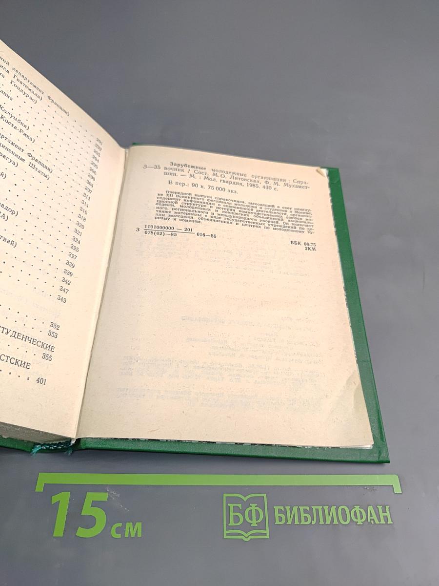 Зарубежные молодежные организации