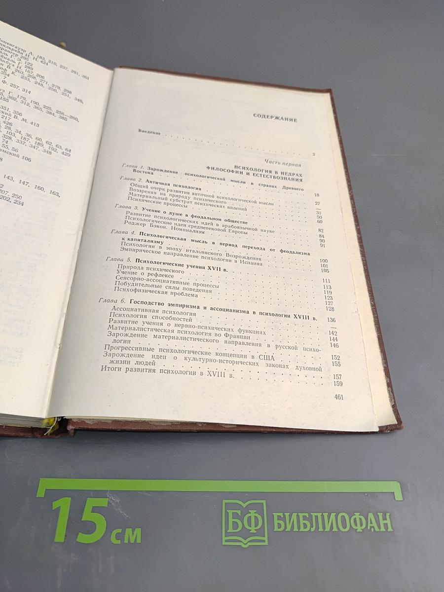 История психологии