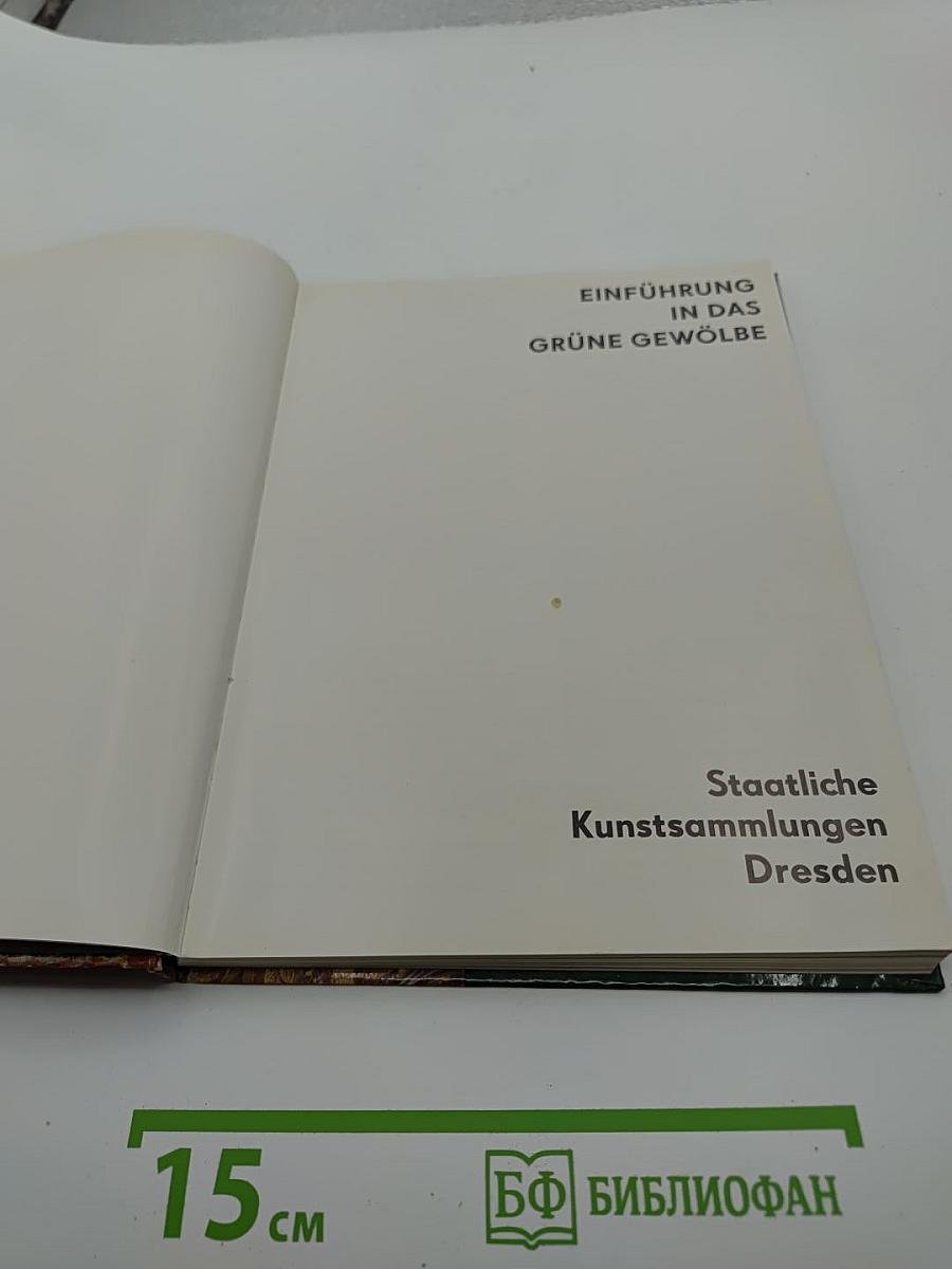 Einführung in das grüne gewölbe