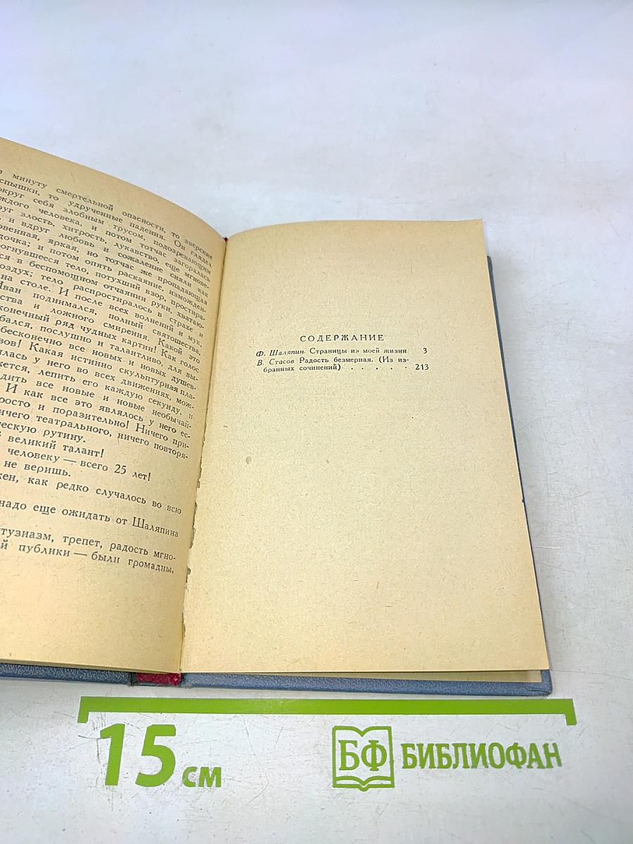 Фёдор Шаляпин. Страницы из моей жизни