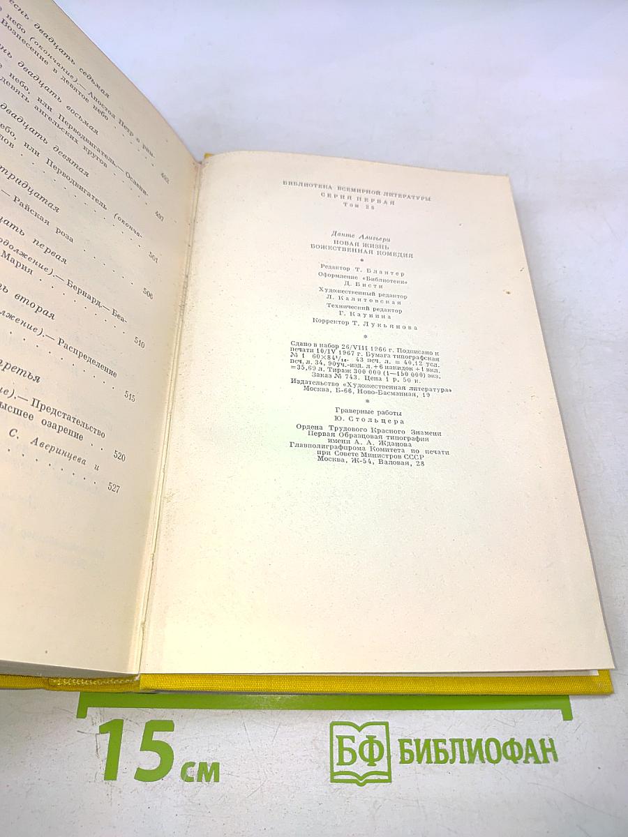 Божественная комедия. Новая жизнь