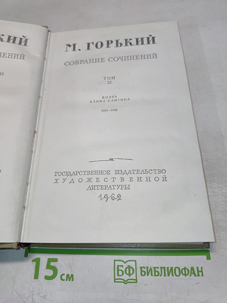 Жизнь Клима Самгина, Том 12 (Собрание сочинений)