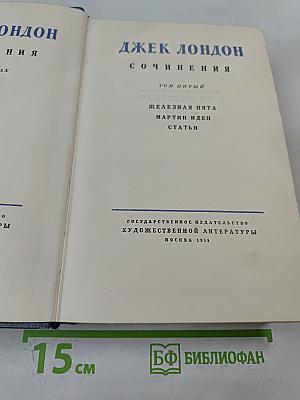 Сочинения. Том 5: Железная пята, Мартин Иден, Статьи