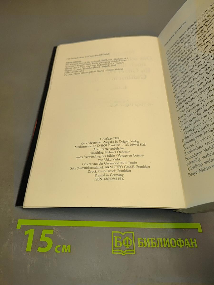 Das schönste Meer ist das noch nicht befahrene / En Güzel Deniz Henüz Gidilmemiş Olanıdır. Liebesgedichte
