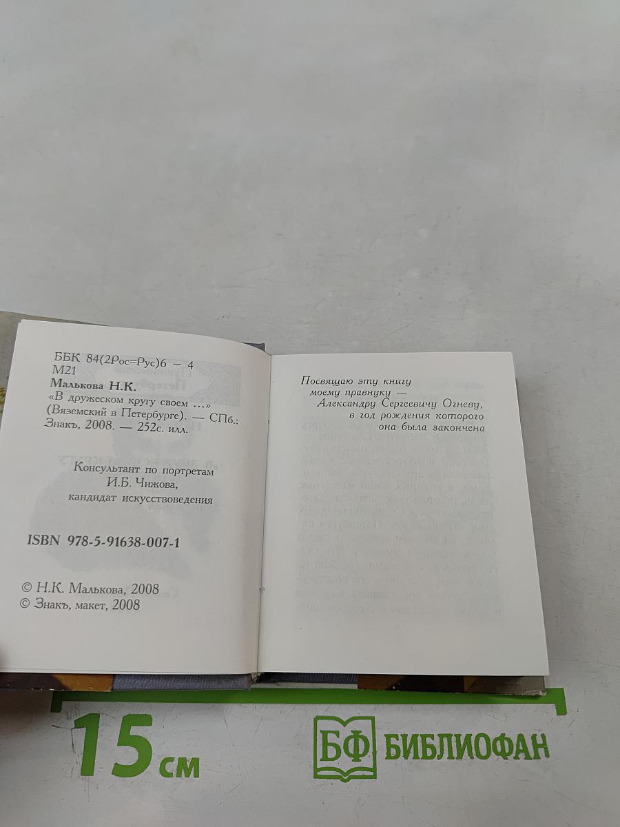 В дружеском кругу своем... (Вяземский в Петербурге)