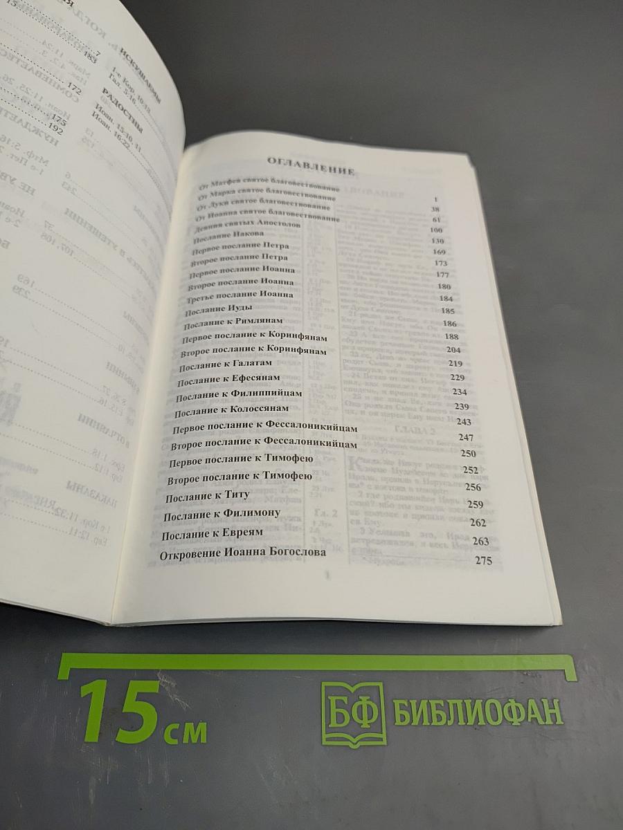 Новый Завет Господа нашего Иисуса Христа в русском переводе