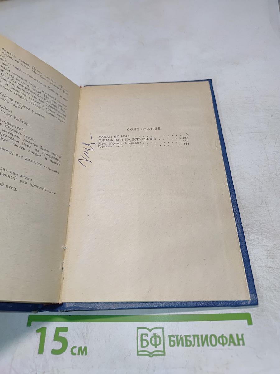 Улпан ее имя. Однажды и на всю жизнь