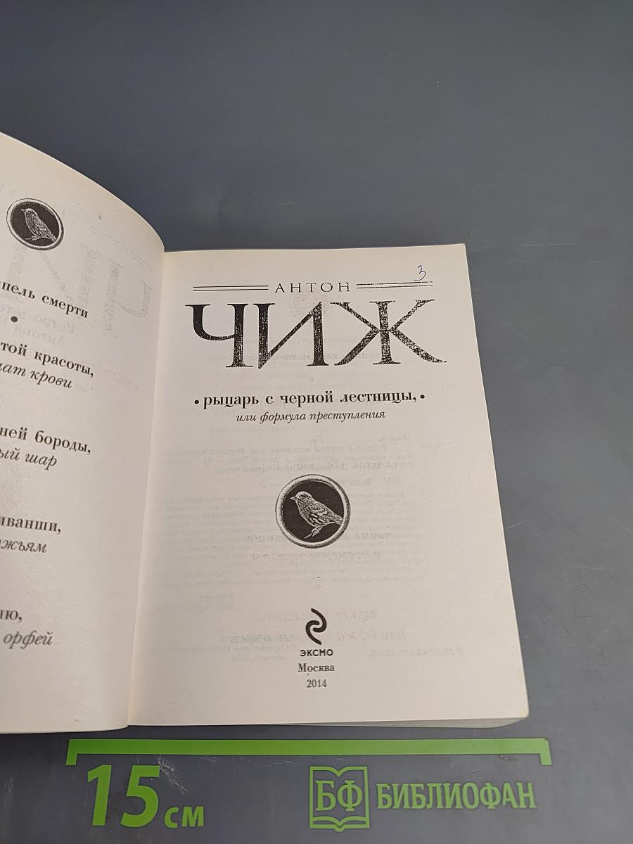 Рыцарь с черной лестницы, или Формула преступления