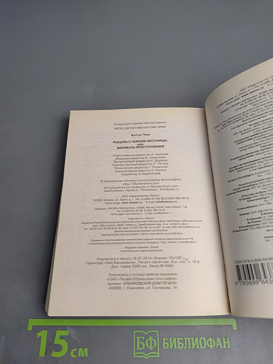 Рыцарь с черной лестницы, или Формула преступления