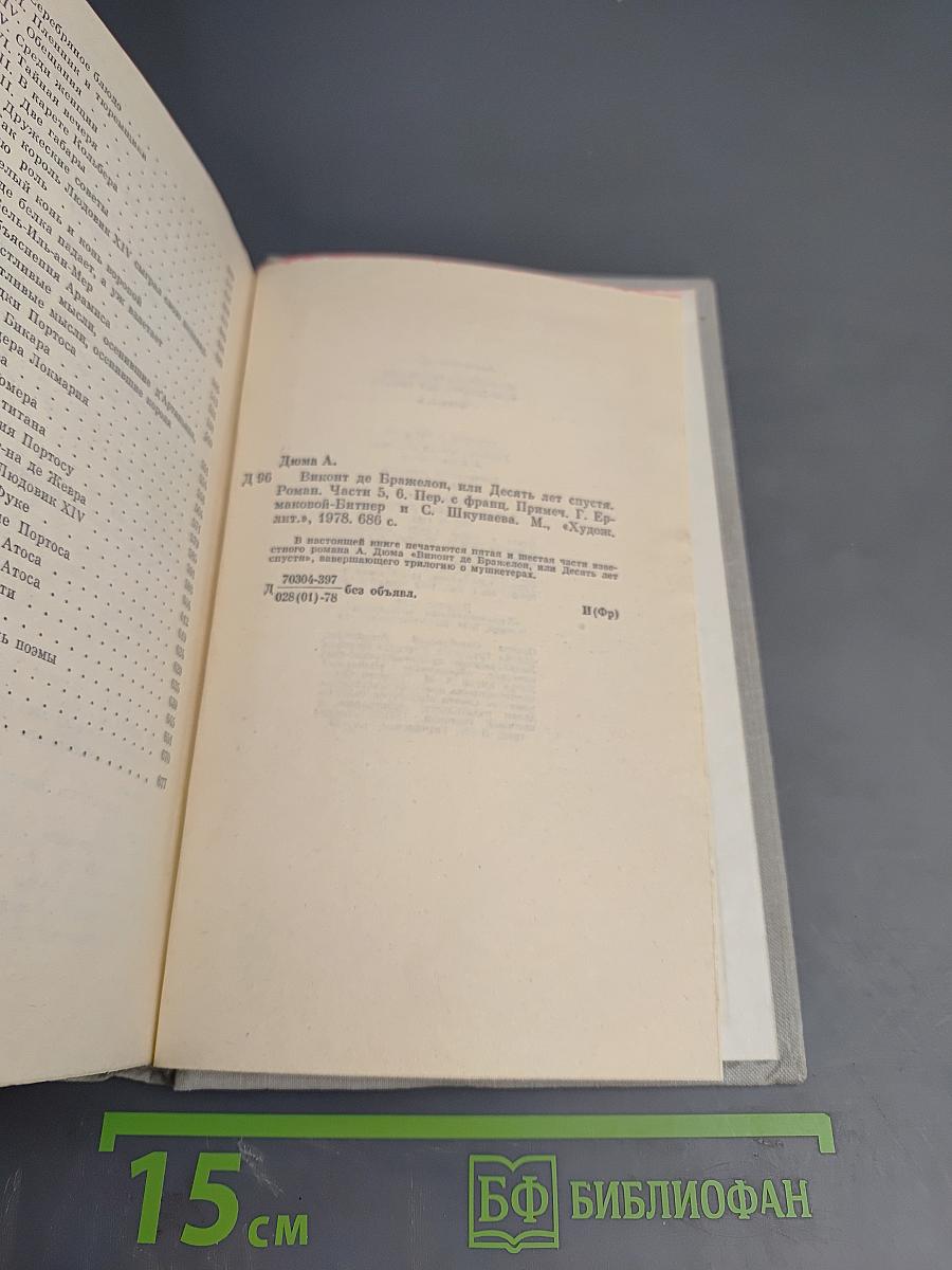 Виконт де Бражелон, или Десять лет спустя. Части 5, 6 (Том III)