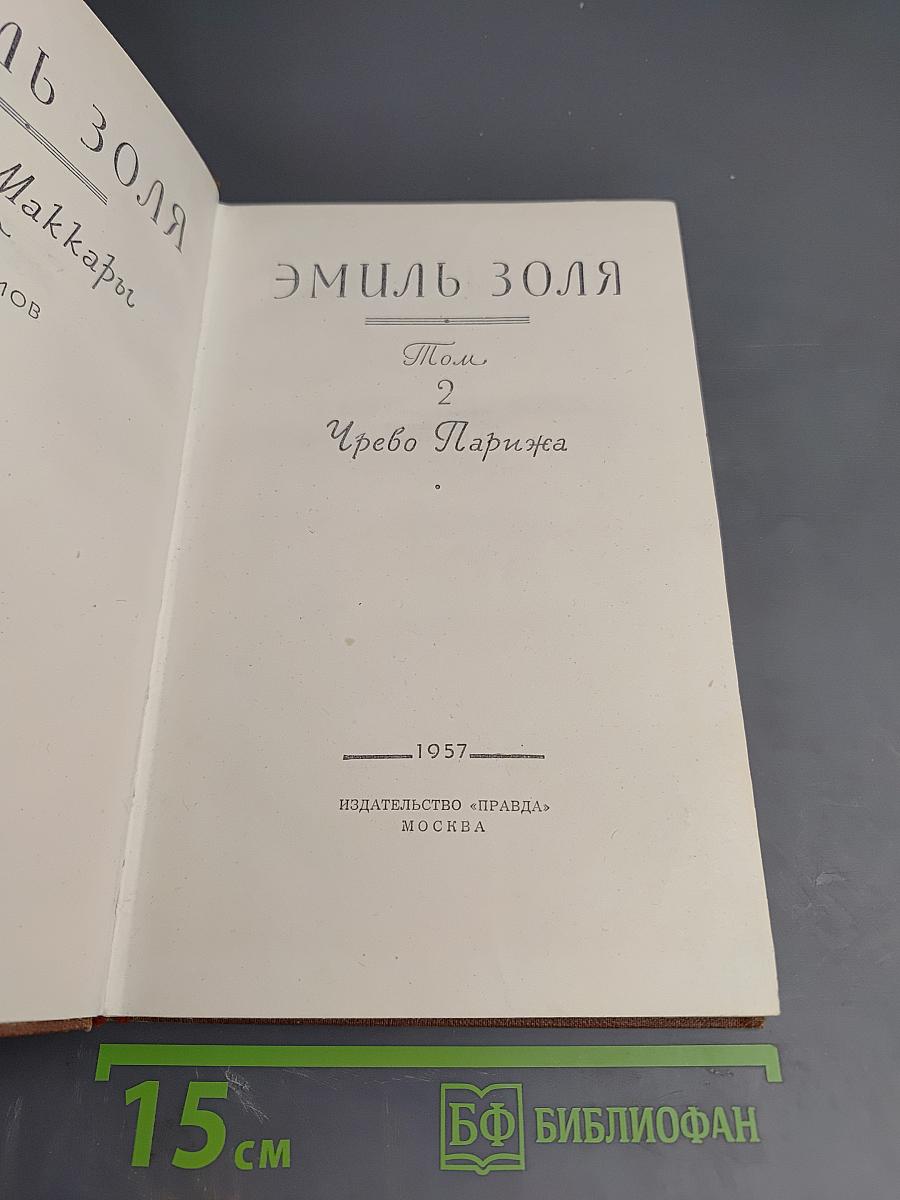 Эмиль Золя. Собрание сочинений. Том 2. Чрево Парижа