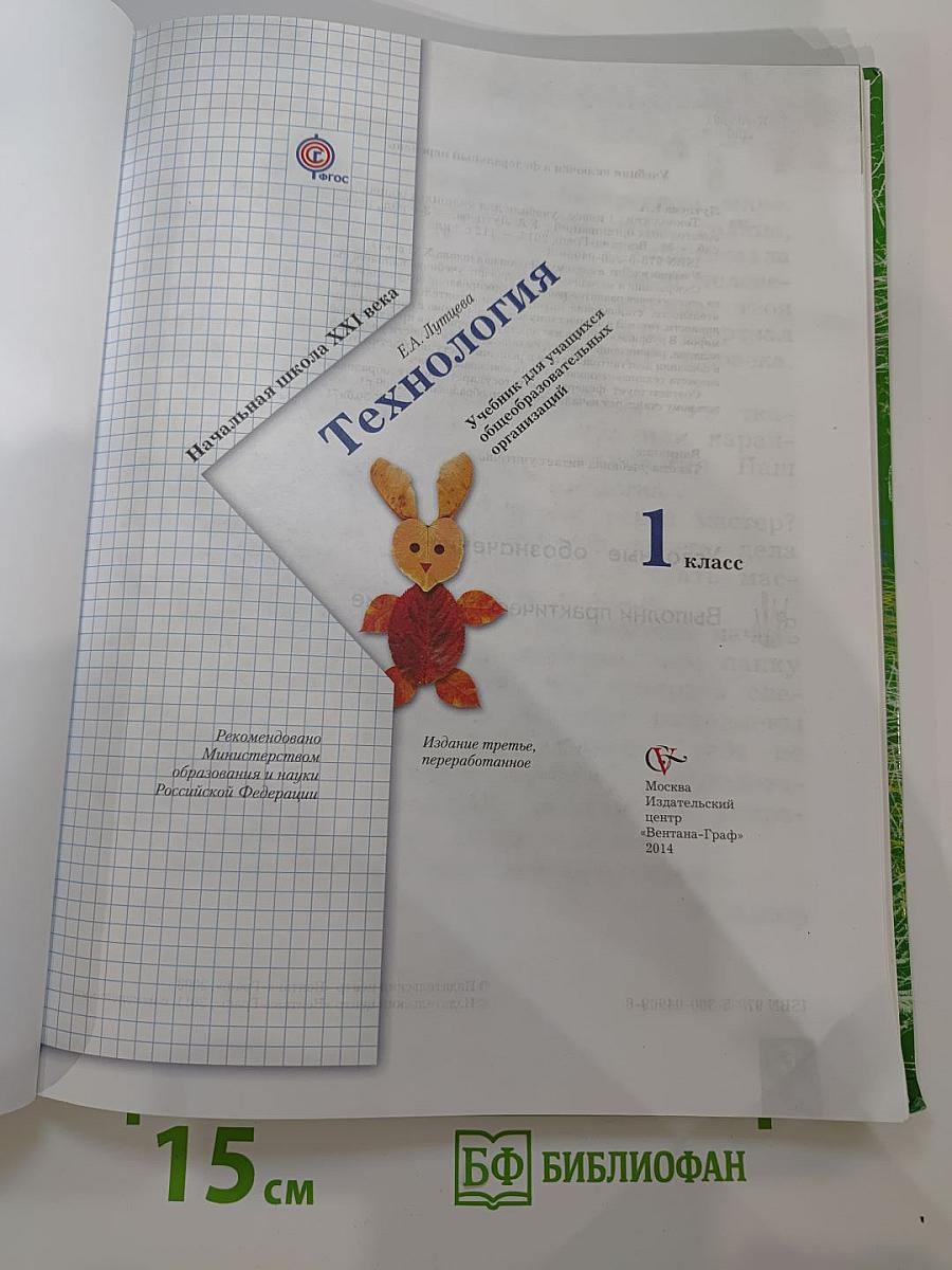 Технология, 1 класс