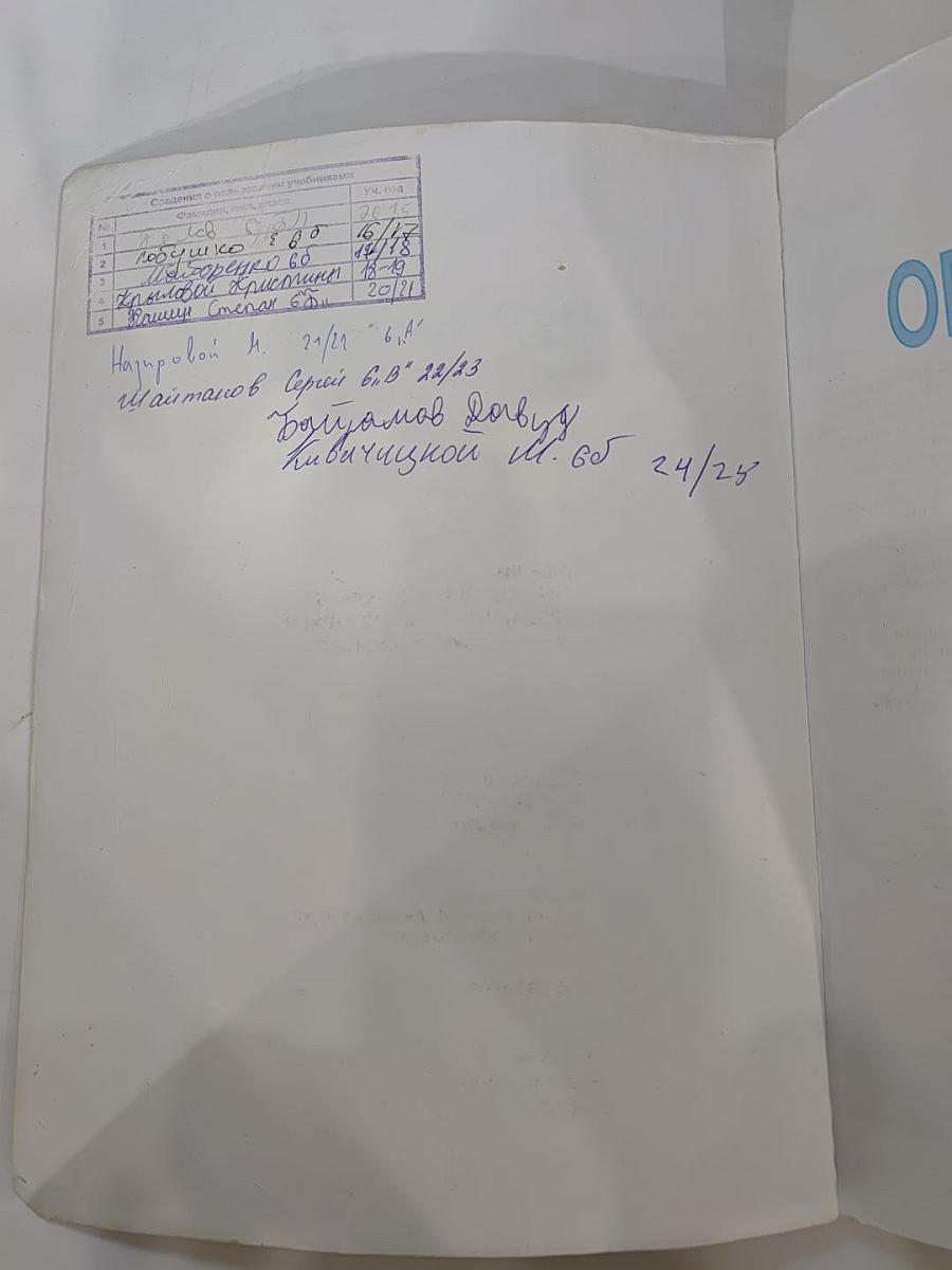 Обществознание, 6 класс