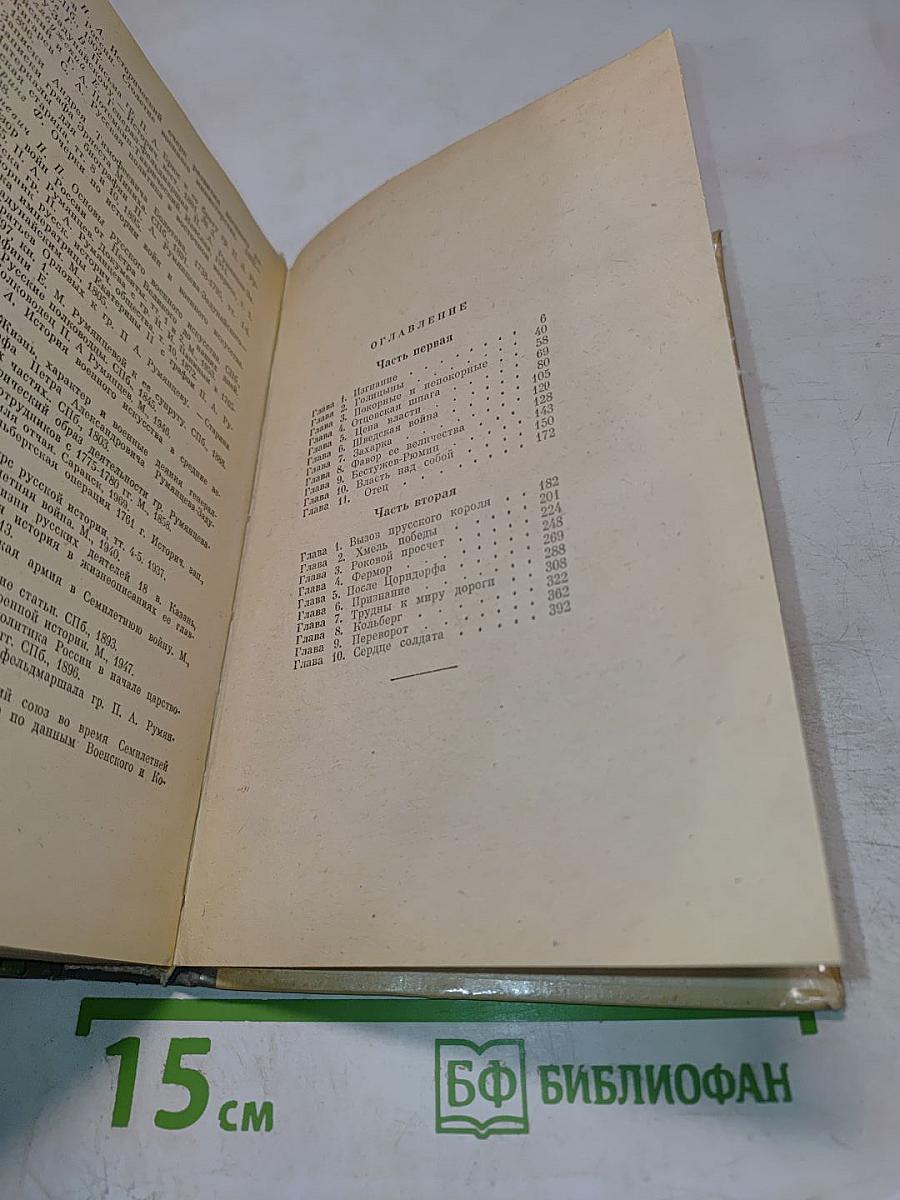 Румянцев-Задунайский. Книга первая