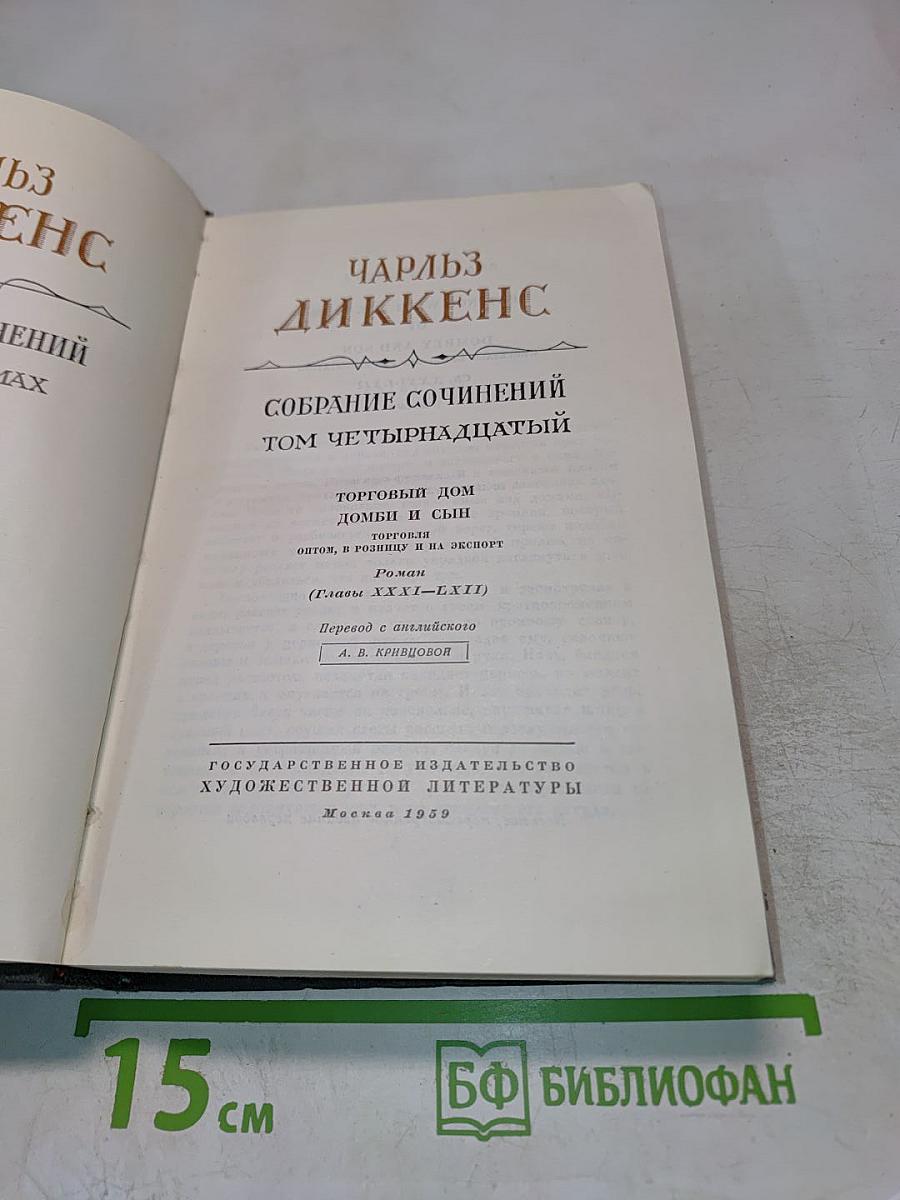 Торговый дом Домби и сын (Главы XXXI-LXII). Собрание сочинений. Том четырнадцатый