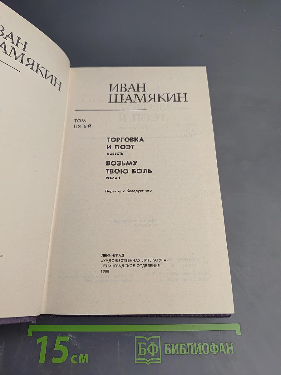 Собрание сочинений в шести томах. Том пятый: Торговка и поэт, Возьму твою боль