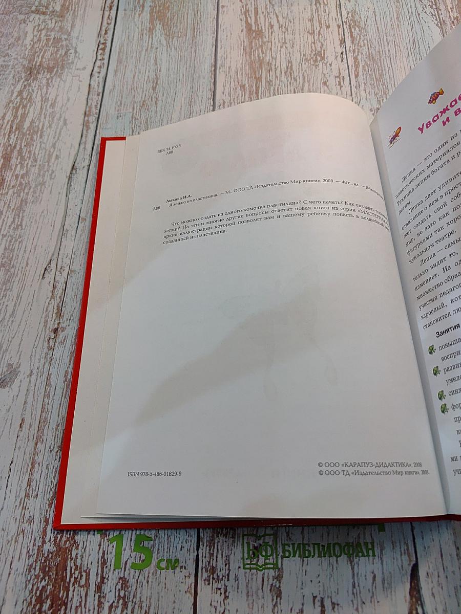 Я леплю из пластилина