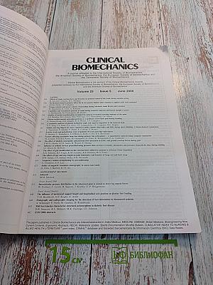 Clinical Biomechanics. Volume 23, Issue 5, June 2008