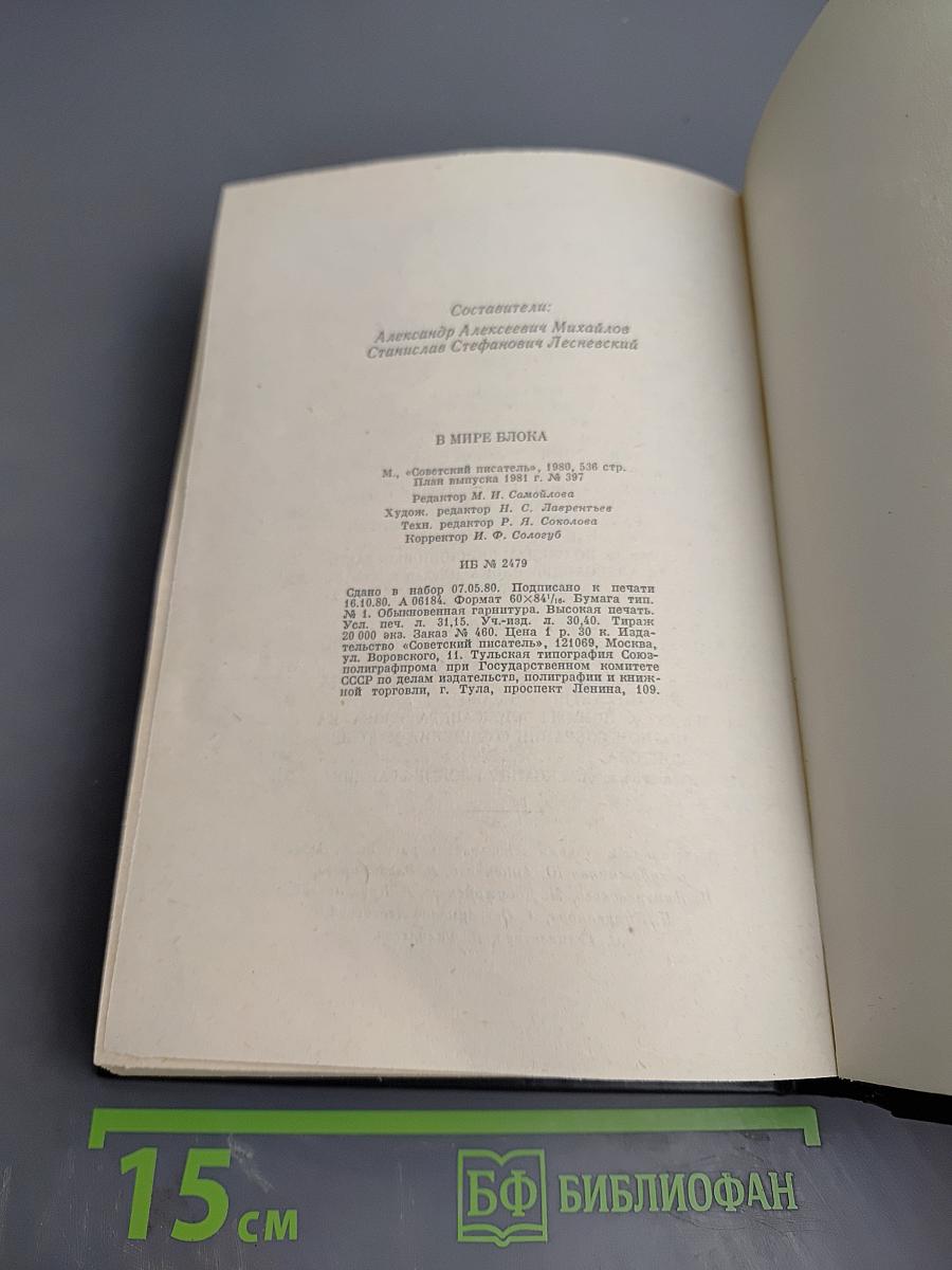 В мире Блока