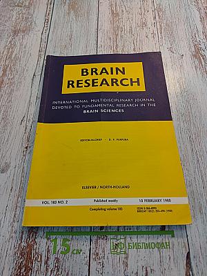 Brain Research. International Multidisciplinary Journal Devoted to Fundamental Research in the Brain Sciences. Volume 183, Number 2