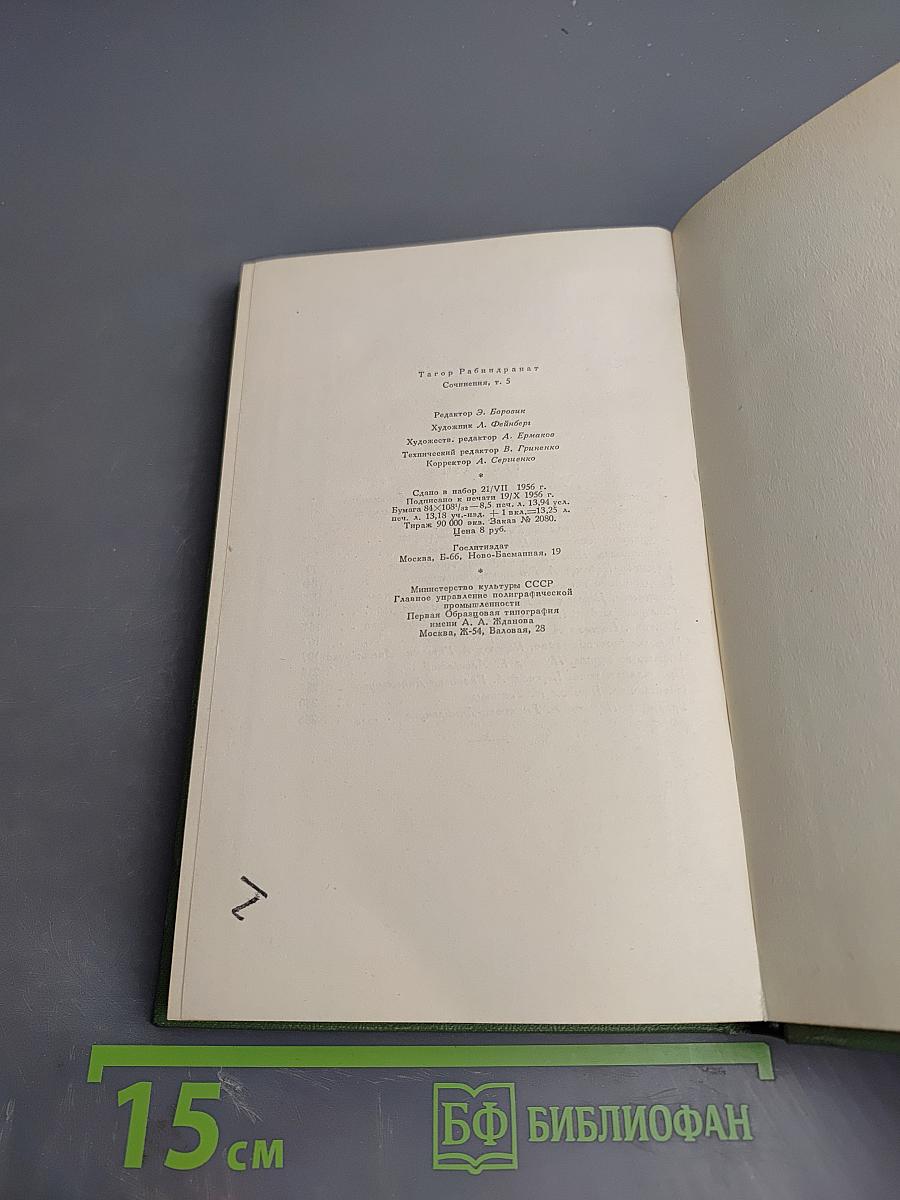 Рабиндранат Тагор. Сочинения. Том пятый. Рассказы