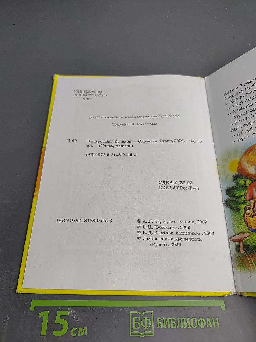 Читаем после букваря