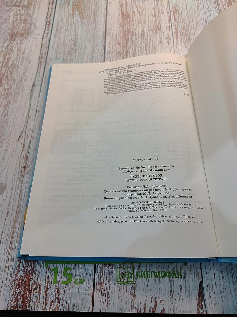 Чудесный город. Петербургская тетрадь