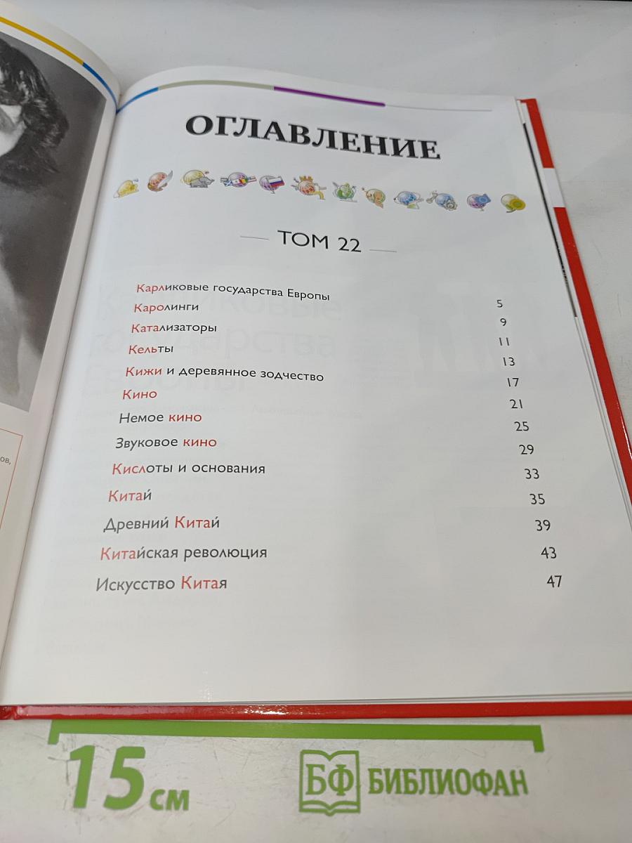 Наш мир от А до Я. Энциклопедия для детей. Том 22: От карликовых государств Европы до искусства Китая