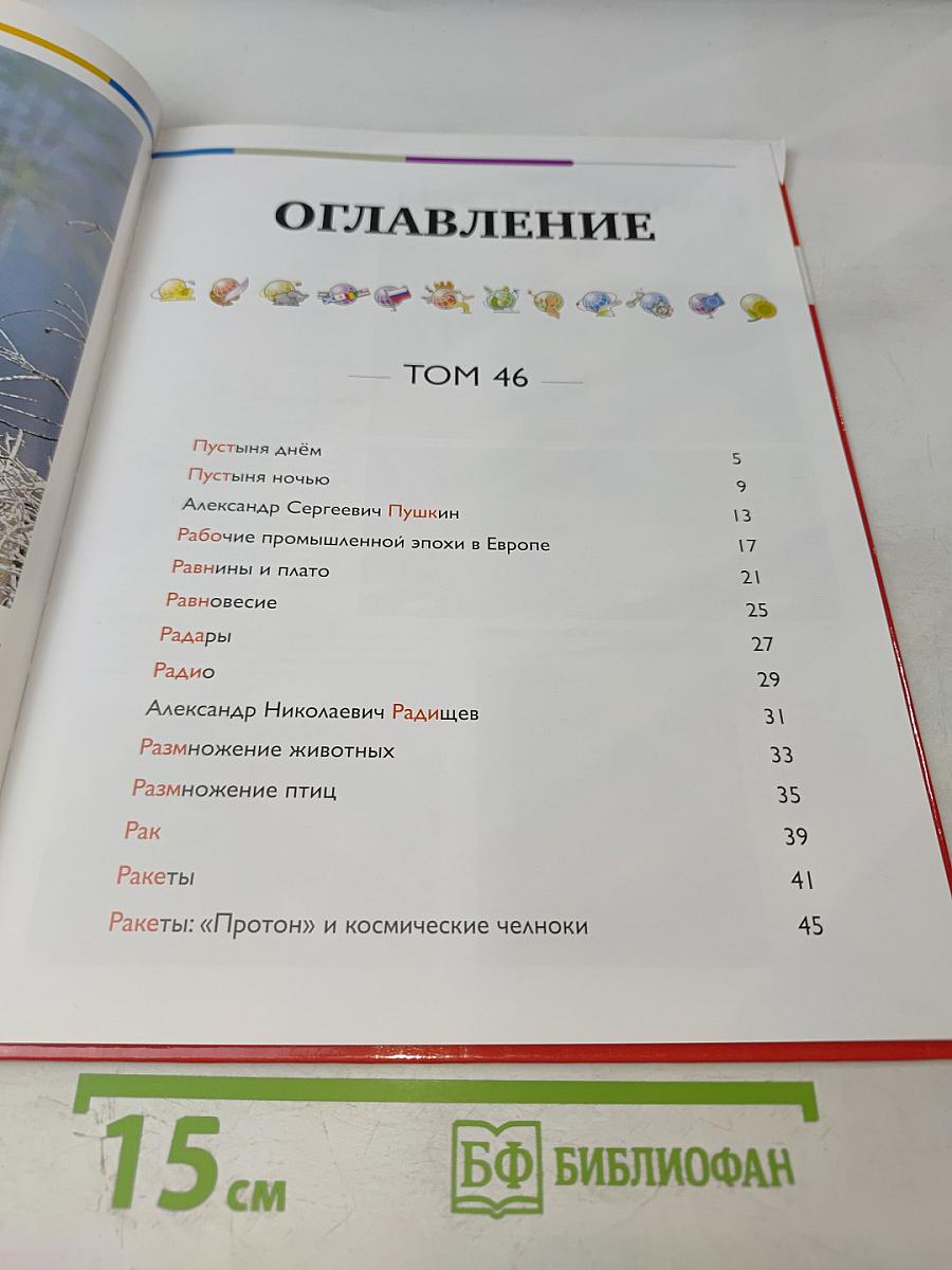 Наш мир от А до Я. Энциклопедия для детей № 46: От пустыни днём до ракет: «Протон» и космических челноков