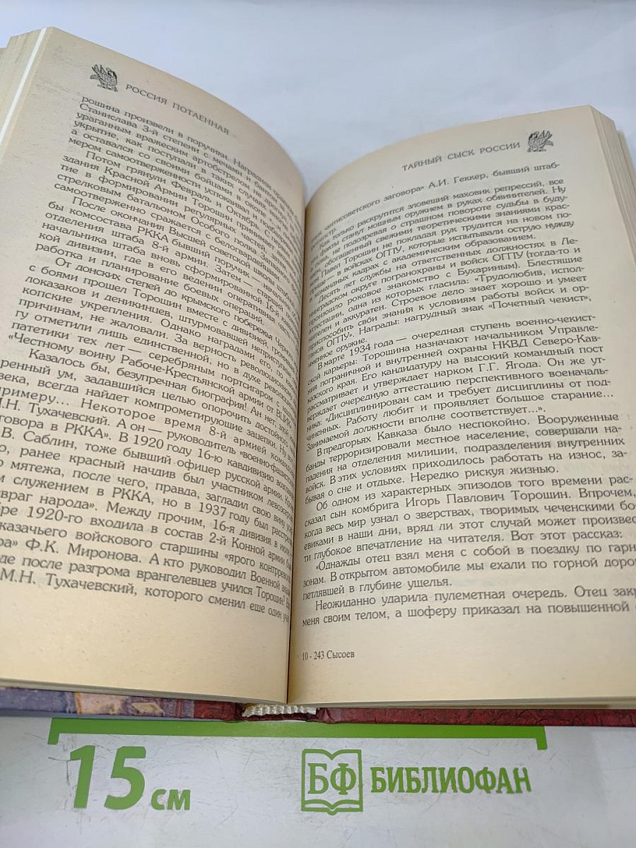 Тайный сыск России. От жандармов до чекистов