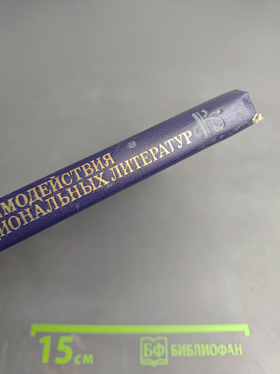 Проблемы взаимодействия советских национальных литератур