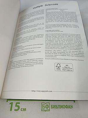 Multiple Sclerosis: Clinical and Laboratory Research, Том 16, Приложение 10, Октябрь 2010