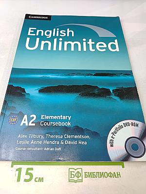English Unlimited A2 Elementary Coursebook with e-Portfolio DVD-ROM