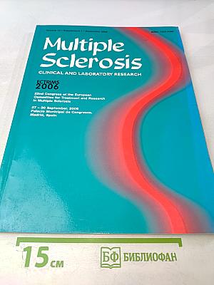 Multiple Sclerosis: Clinical and Laboratory Research, ECTRIMS 2006, Supplement (Volume 12 Supplement 11)