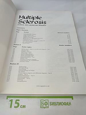 Multiple Sclerosis: Clinical and Laboratory Research, ECTRIMS 2006, Supplement (Volume 12 Supplement 11)