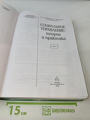 Социальное управление: теория и практика. Том 1