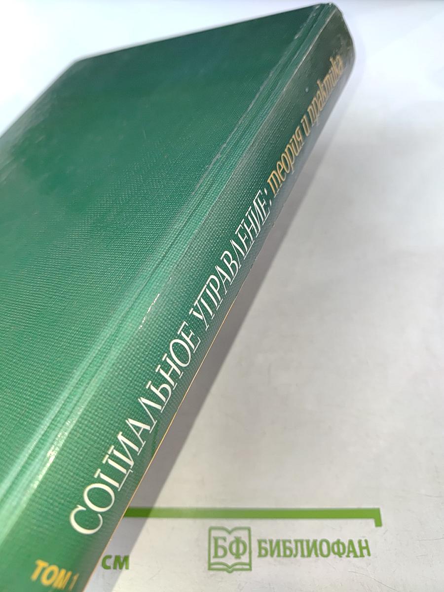 Социальное управление: теория и практика. Том 1