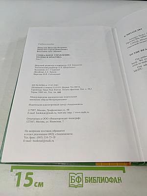 Социальное управление: теория и практика, Том 2