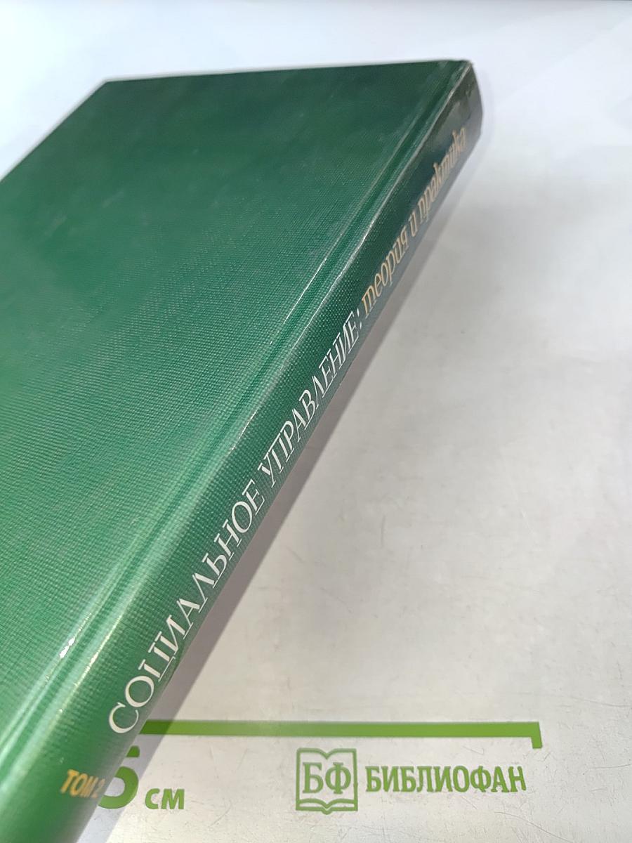 Социальное управление: теория и практика, Том 2