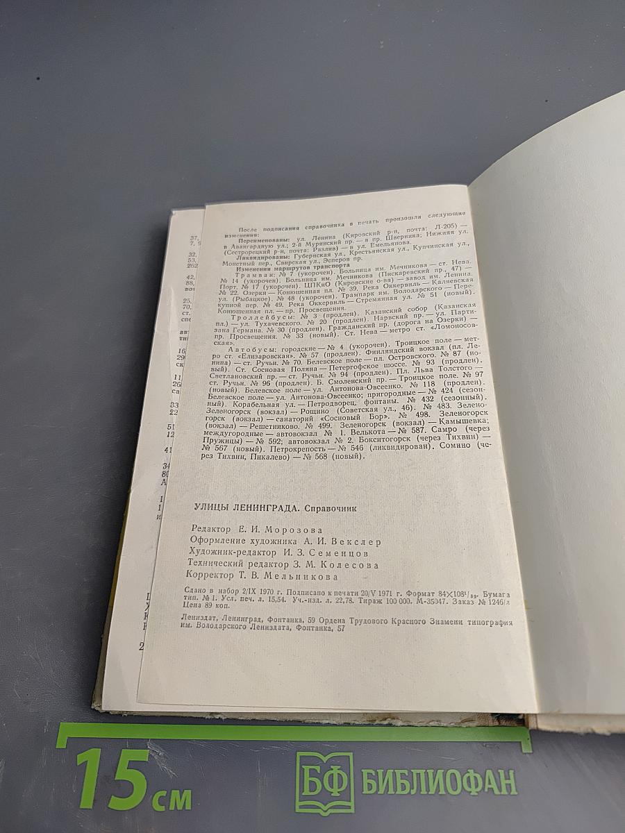 Улицы Ленинграда