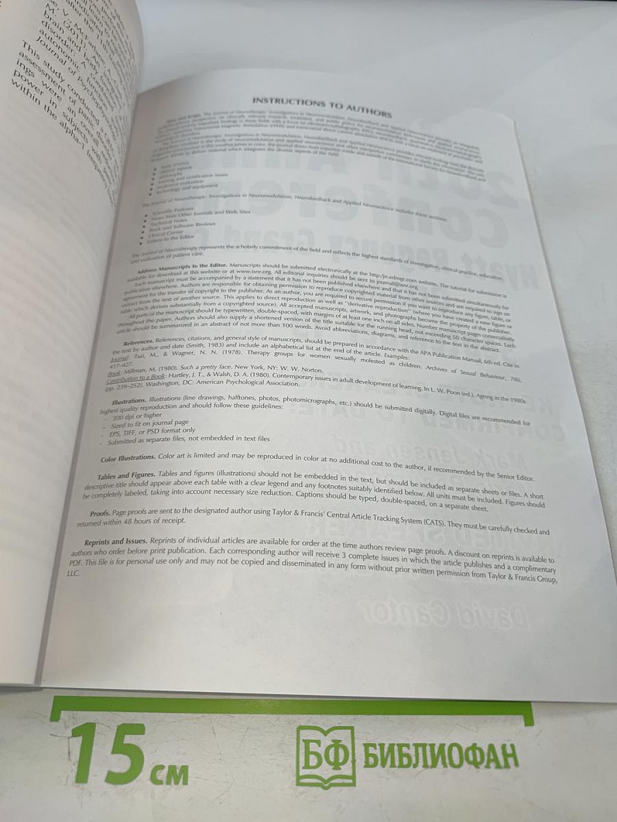 Journal of Neurotherapy: Investigations in Neuromodulation, Neurofeedback and Applied Neuroscience. Volume 16, Number 1, January-March 2012