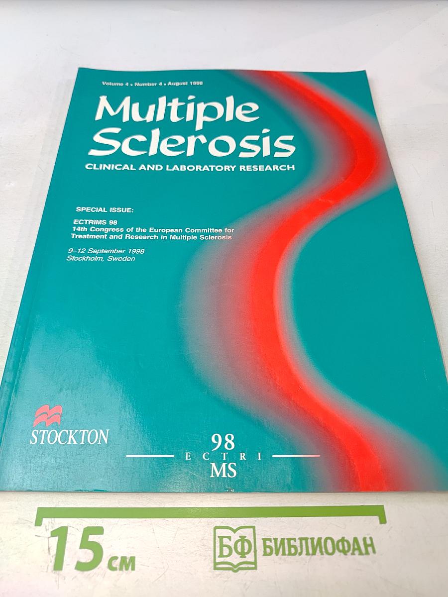 Multiple Sclerosis: Clinical and Laboratory Research. Volume 4, Number 4, August 1998. Special Issue: ECTRIMS 98