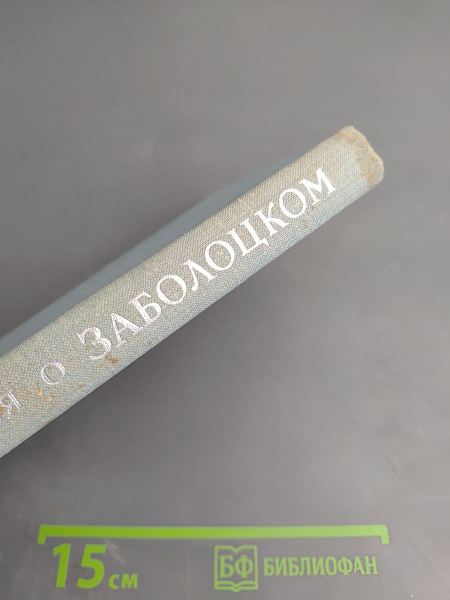 Воспоминания о Заболоцком