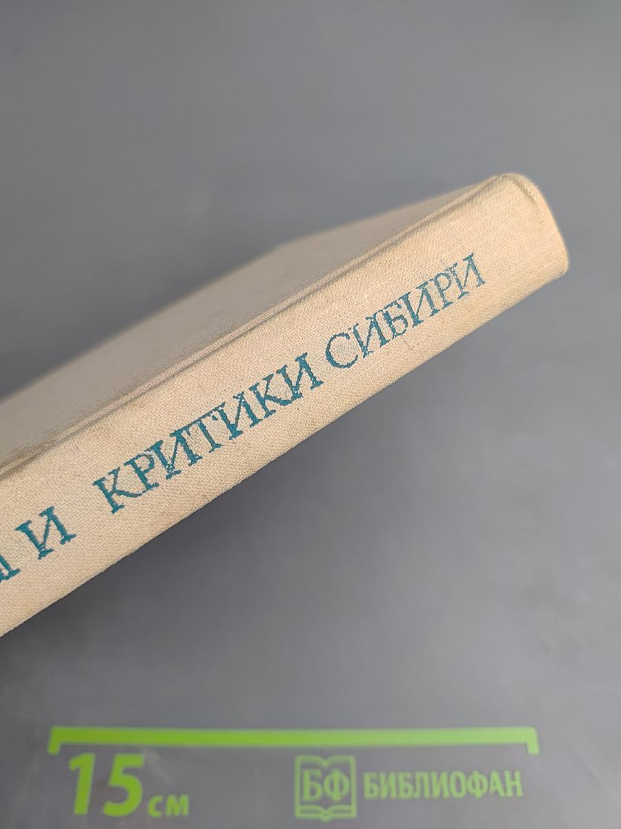 Очерки литературы и критики Сибири XVII-XX вв.