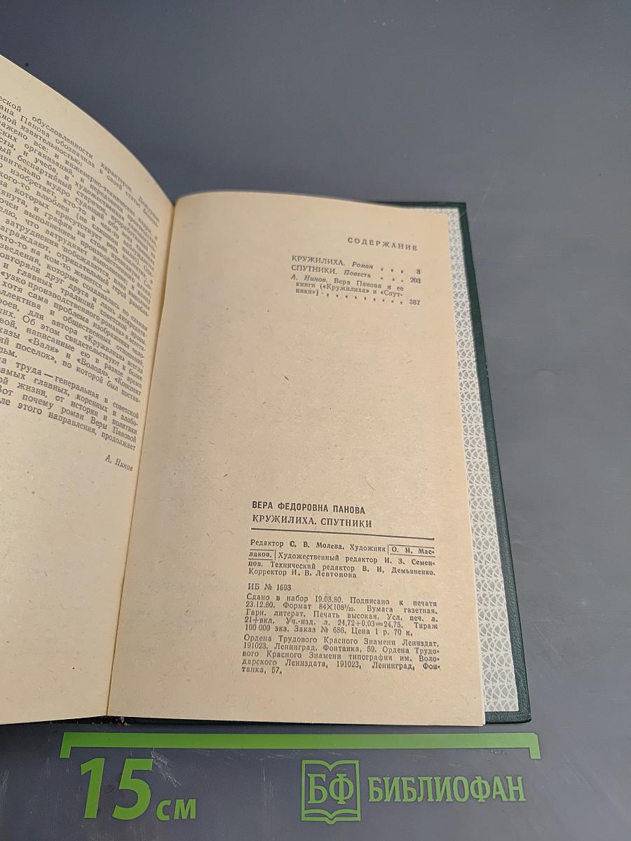 Кружилиха; Спутники