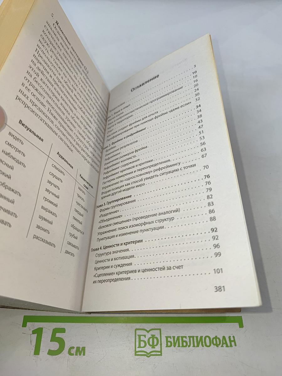 Фокусы языка. Изменение убеждений с помощью НЛП