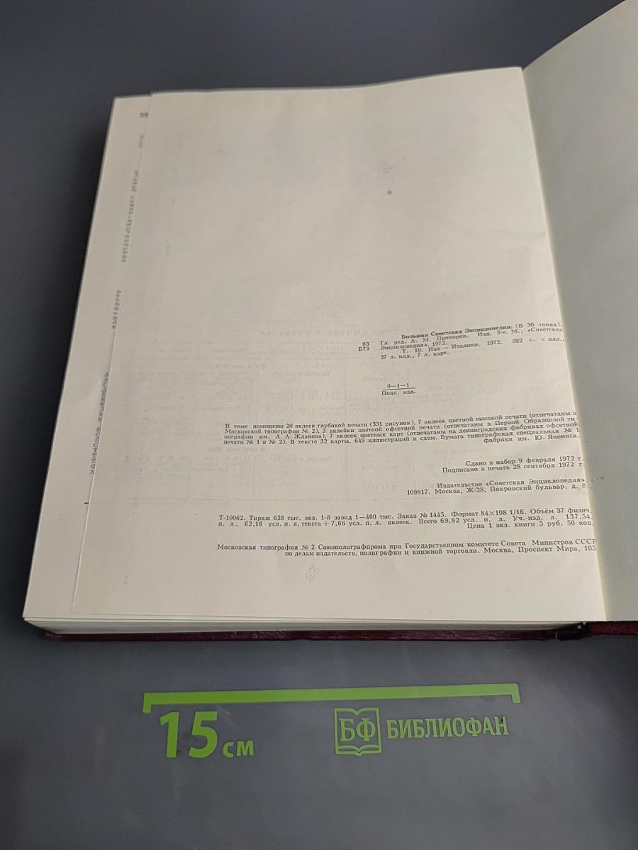 Большая Советская Энциклопедия. Том 10: Ива – Итаки