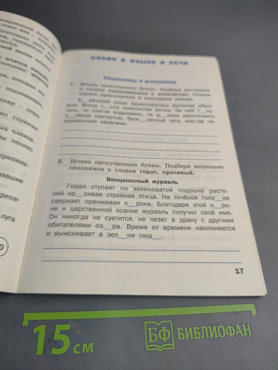 Тренажёр по русскому языку. 3 класс