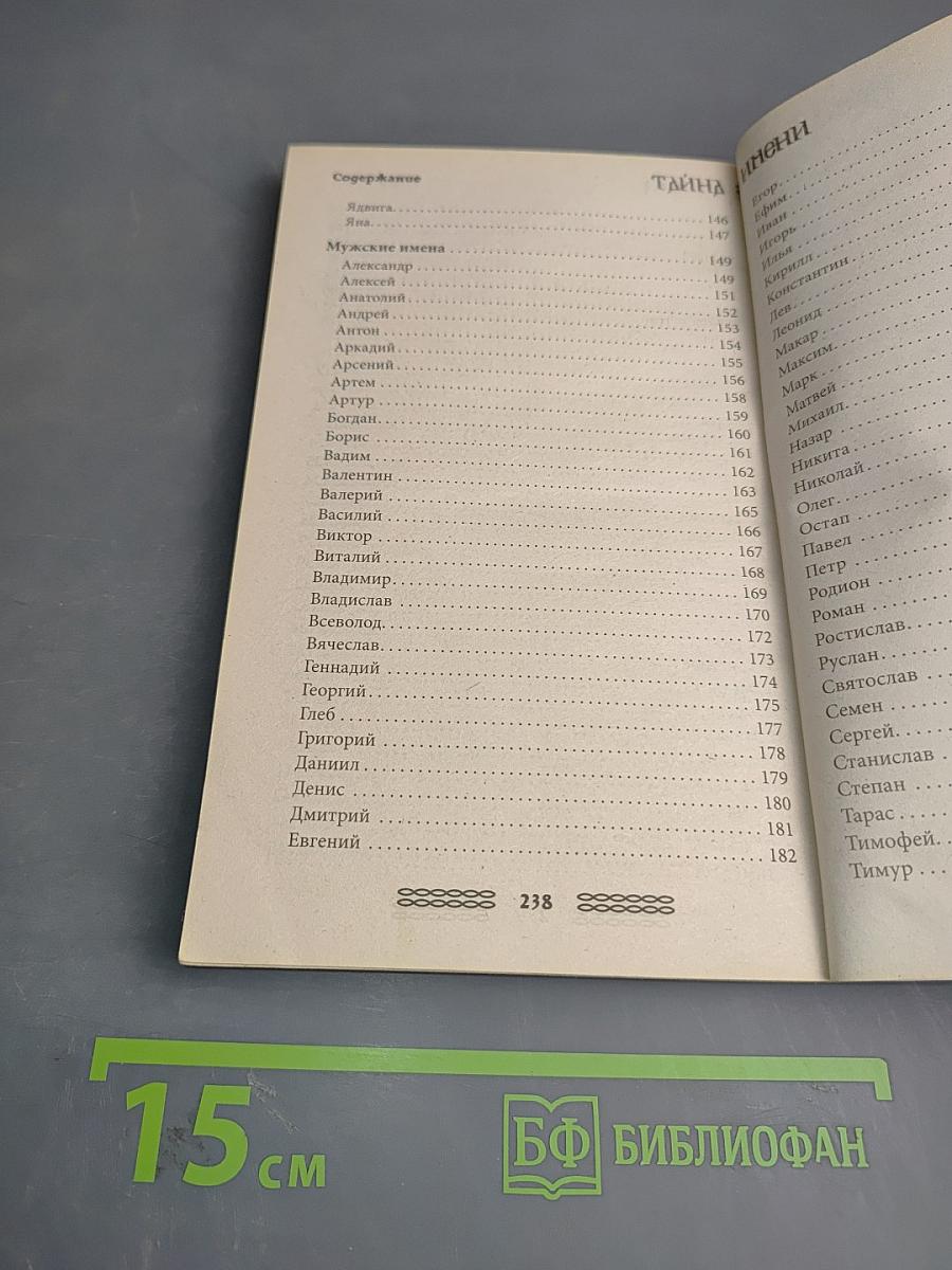 Тайна имени