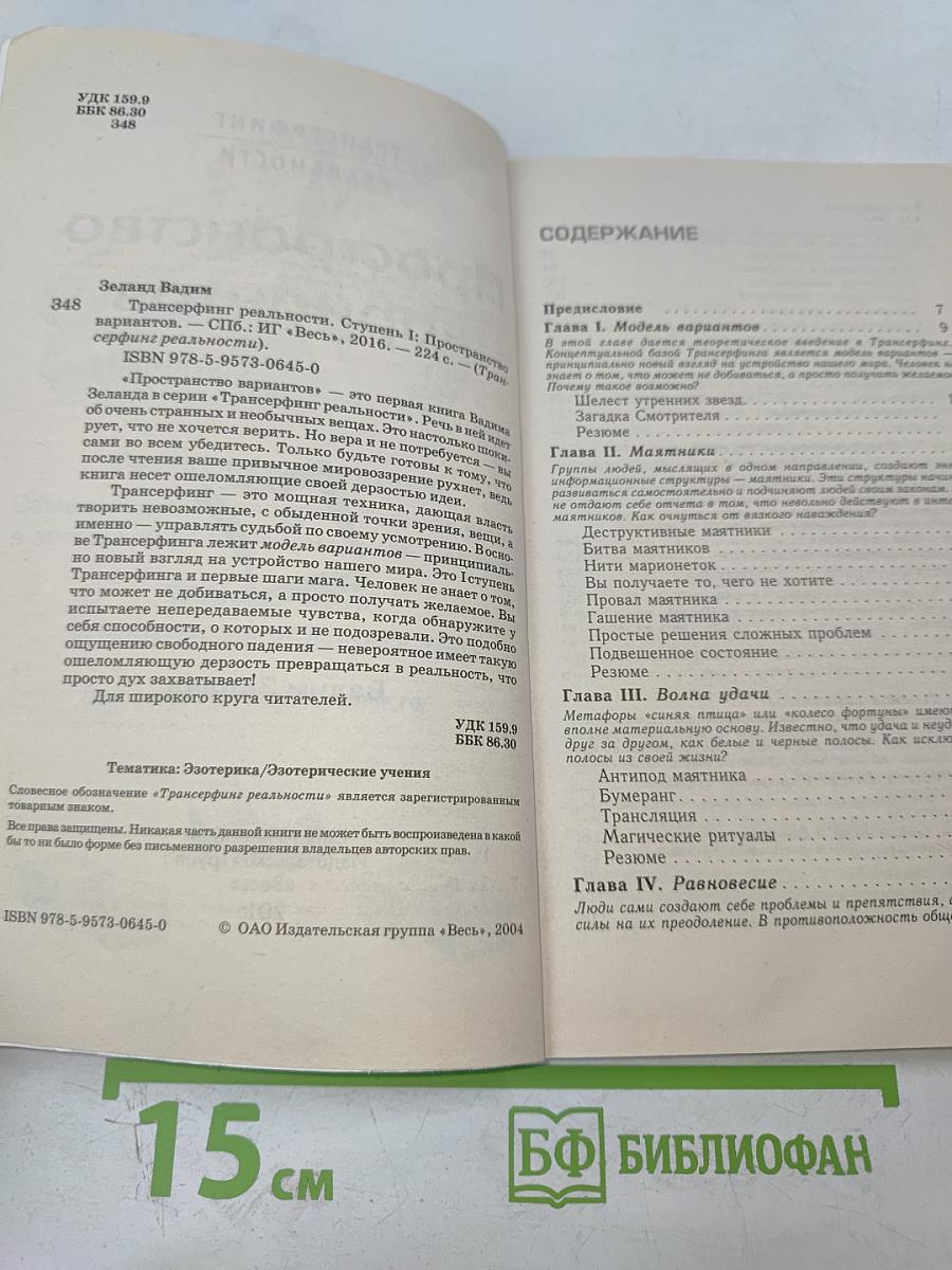 Трансерфинг реальности. Пространство вариантов. Ступень I
